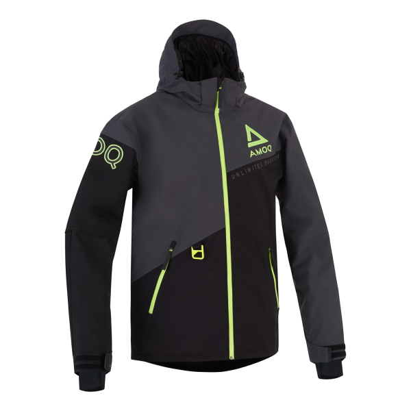 AMOQ Orbit V2 Jacket 20K Black/Dk Grey/HiVis XS, 1, nordicamoto.ro