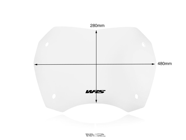 Windscreen For Scooter Clear, 3, nordicamoto.ro
