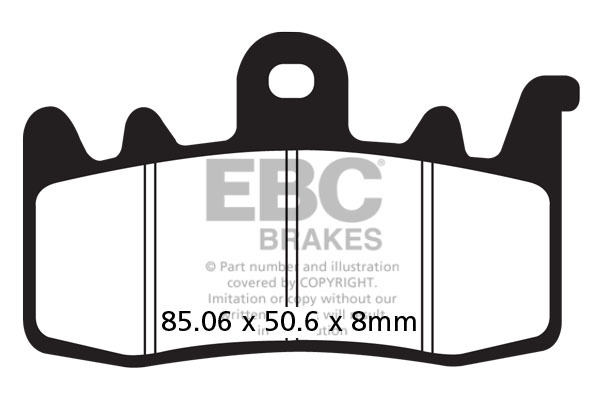 Fa Series Organic Brake Pads, 1, nordicamoto.ro
