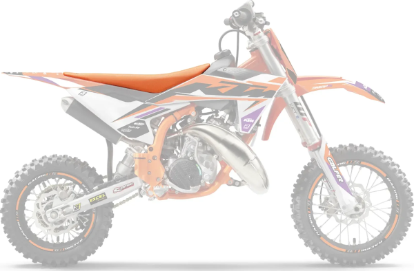 Seat Cover Pyramid Orange, 2, nordicamoto.ro