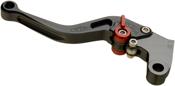 Racing Brake And Clutch Lever Black, Red, Anodized, 3, nordicamoto.ro