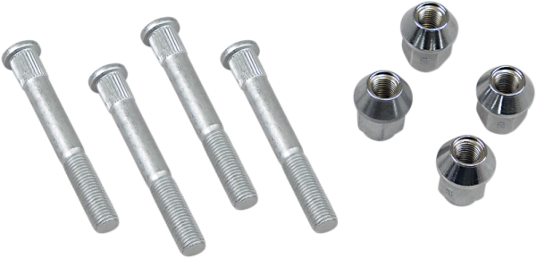 Wheel Stud/nut Kit Silver, 1, nordicamoto.ro