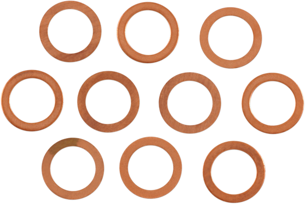 Copper Crush Washers For Wheel Cylinder Bolt Natural, Copper, 1, nordicamoto.ro