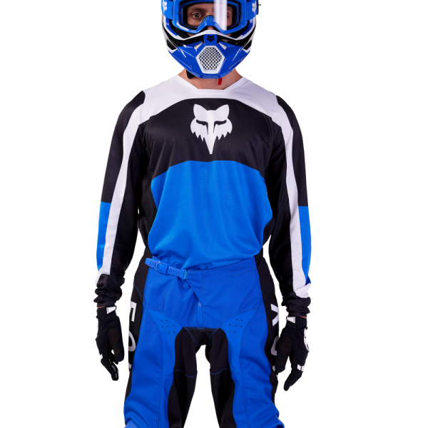 Tricou Moto Fox 180 Nitro Albastru M, 2, nordicamoto.ro
