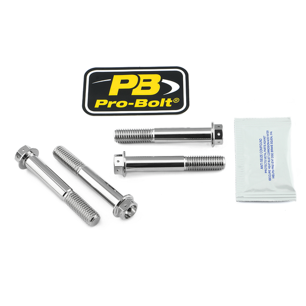 Brake Caliper Mount Kit Silver, Stainless Steel, 1, nordicamoto.ro