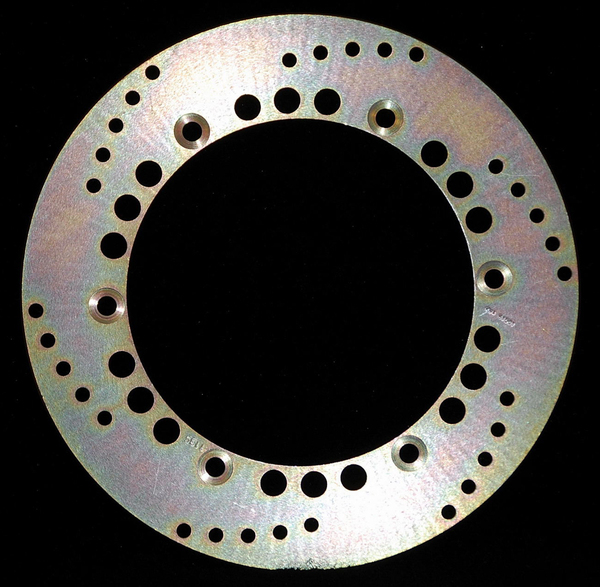 Round Hpsr Solid Brake Rotor Silver, Stainless Steel, Zinc, 2, nordicamoto.ro