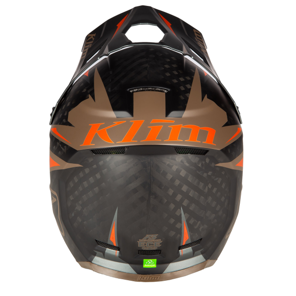 Casca Klim F3 Carbon Pro Off-Road ECE STRIKER REDROCK, 12, nordicamoto.ro