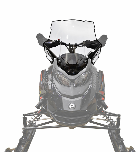 Powermadd Windshield Ski-Doo Gen5 Tall 21" Clear w/Black Fade, 3, nordicamoto.ro