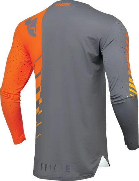 Tricou Thor Prime Analog Gray/Orange S, 4, nordicamoto.ro