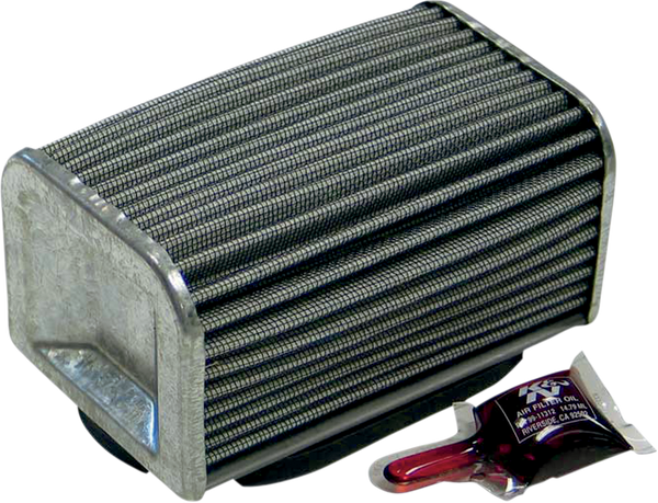 High-flow Air Filter Black, Silver, 1, nordicamoto.ro