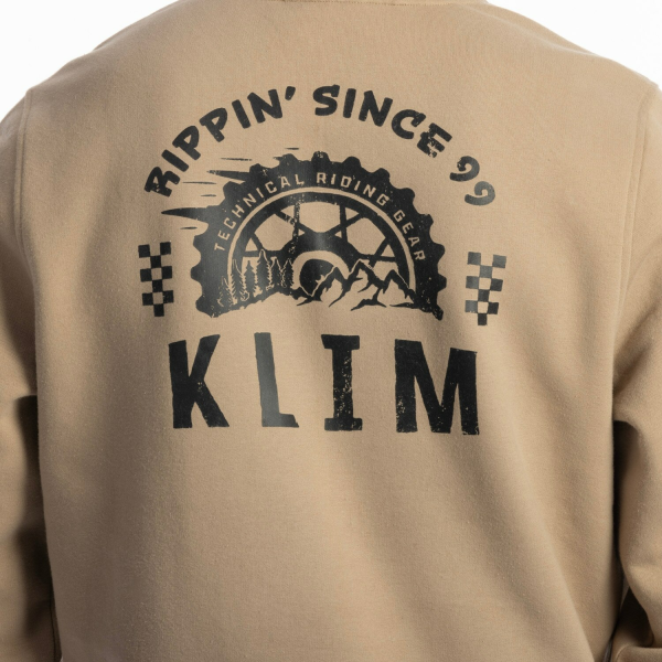 Hanorac Klim Rippin' Pullover Montana Tan - Black, 10, nordicamoto.ro