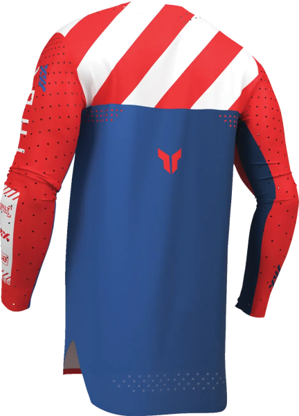 Tricou Thor Sportmode Synth Rosu/Albastru XL, 9, nordicamoto.ro