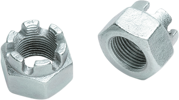 Axle Hub Nut Silver, 1, nordicamoto.ro