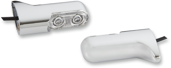 Bolt-on Turn Signals With Power Leds Chrome, 2, nordicamoto.ro