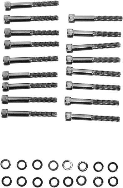 Socket-head Bolt Set Black Chrome, 2, nordicamoto.ro