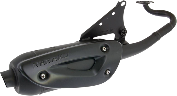 Naraku Traffic Full Exhaust System Black, 1, nordicamoto.ro