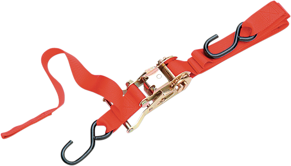 Heavy-duty Ratcheting Tie-downs With Built-in Assist Red, 1, nordicamoto.ro