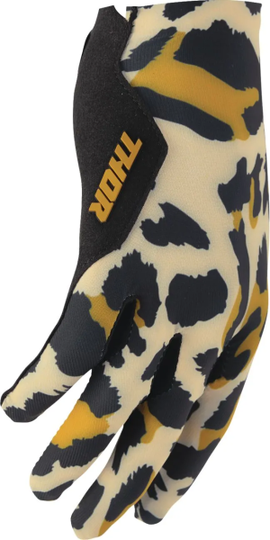 Thor Sportmode Cheetah női kesztyű, barna/fekete, M méret, 4, nordicamoto.ro