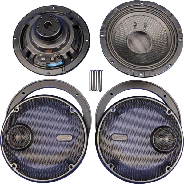 Rear Trunk Speaker Kit Black, 1, nordicamoto.ro