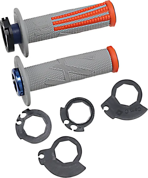 Emig Pro V2 rögzíthető markolatok, szürke, narancssárga, 2, nordicamoto.ro
