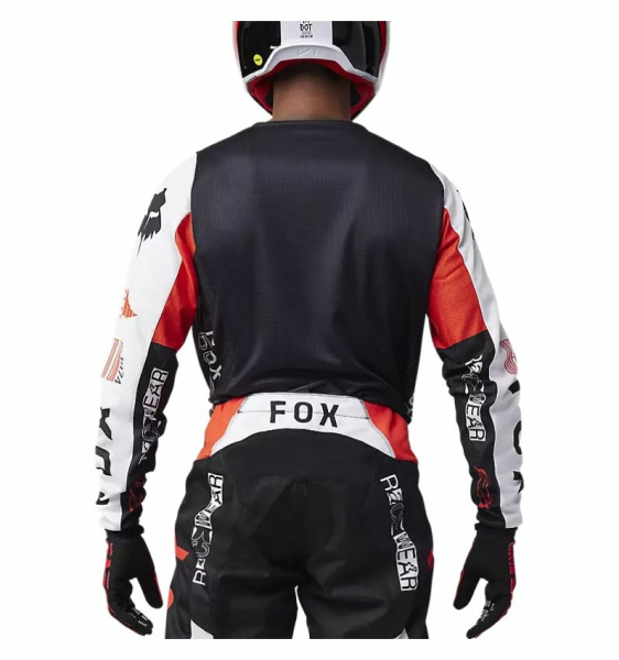 FOX 180 Race Spec póló, fekete/piros/fehér, M, 3, nordicamoto.ro