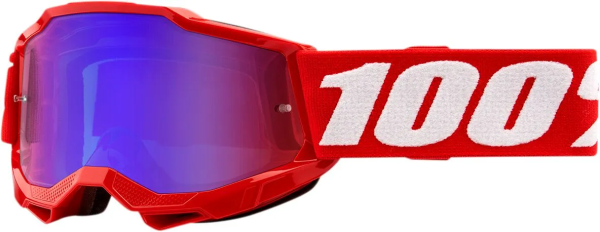 Gyerek napszemüveg 100% Accuri 2 Neon Red Blue/Red Mirror EGY MÉRET, 1, nordicamoto.ro