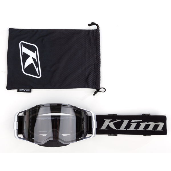 Ochelari Klim Edge Off-Road FOCUS METALLIC SILVER CLEAR LENS, 9, nordicamoto.ro