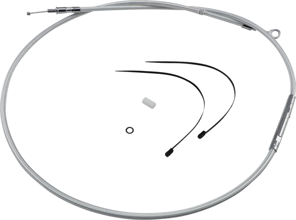 High-efficiency Braided Sterling Chromite Ii® Clutch Cable Silver, 1, nordicamoto.ro