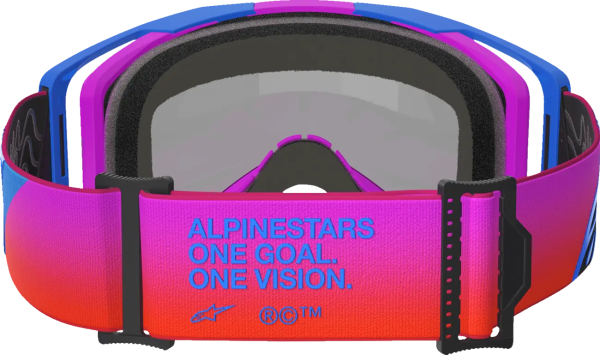 Alpinestars Vision 8 Corp szemüveg, kék/narancssárga/lila, EGY MÉRET, 4, nordicamoto.ro