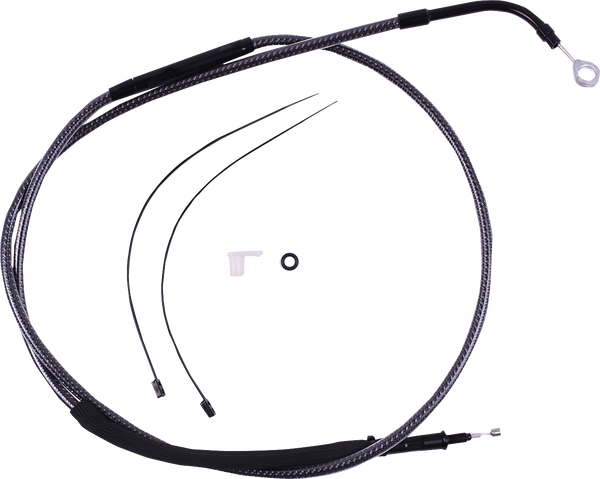 High-efficiency Polished Karbonfibr Clutch Cable Silver, 1, nordicamoto.ro
