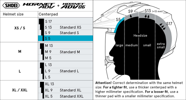 SHOEI HORNET ADV Type-H L9 sisakbélés, 2, nordicamoto.ro