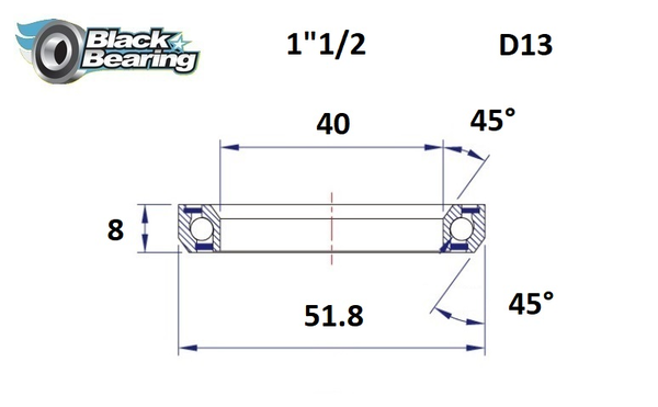 Headset Bearing, 2, nordicamoto.ro