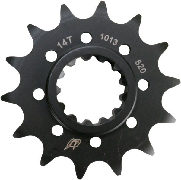 Lightweight Steel Sprocket Black, Zinc, 1, nordicamoto.ro
