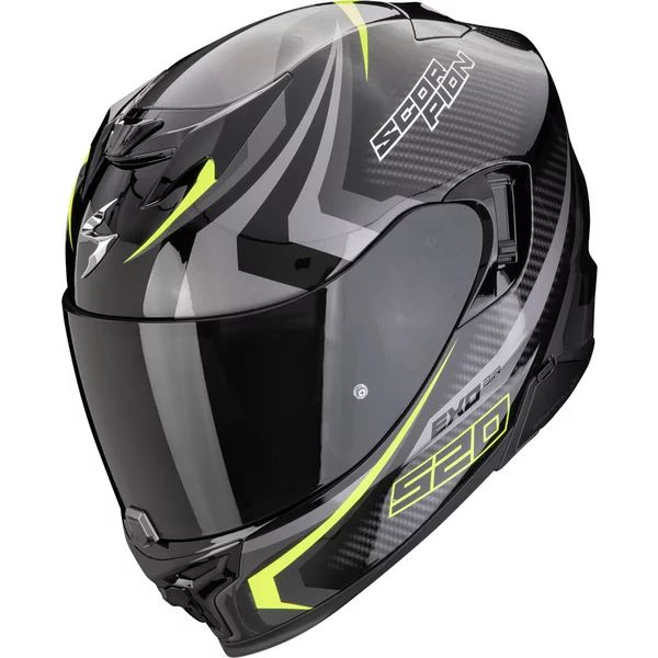 Casca integrala SCORPION EXO-520 EVO AIR TERRA Negru/Argintiu/Alb XS, 5, nordicamoto.ro