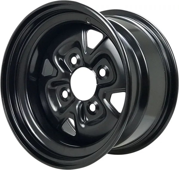 Steel Wheel Black  12 x 7, 3, nordicamoto.ro