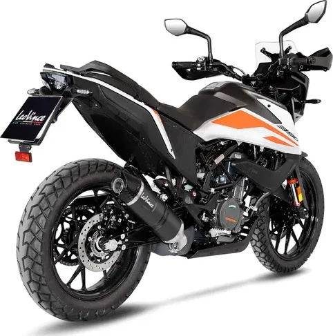 LeoVince LV One Evo Black Edition slip-on kipufogórendszer a KTM 390 Adventure (2020–2024) modellhez, 4, nordicamoto.ro