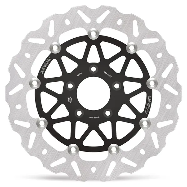 Nitro sorozat – lebegő rotor, fekete, ezüst, 1, nordicamoto.ro