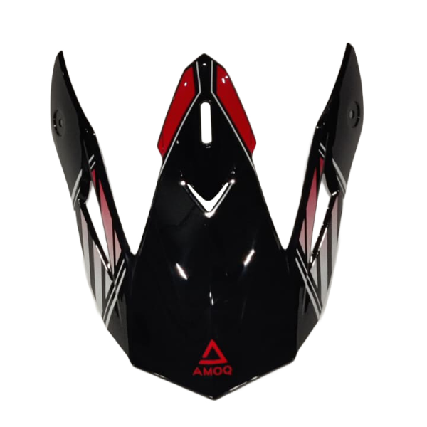AMOQ Meteor V2 Peak Axis fekete/piros, 1, nordicamoto.ro