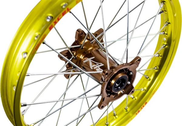Elite Mx-en Wheel, Silver Spokes Gold, 2, nordicamoto.ro