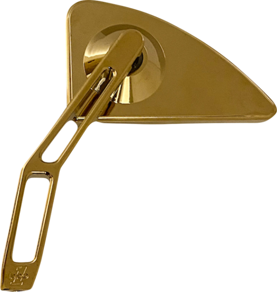 Mini Mirror W/v2 Cut-out Stem Gold, 1, nordicamoto.ro