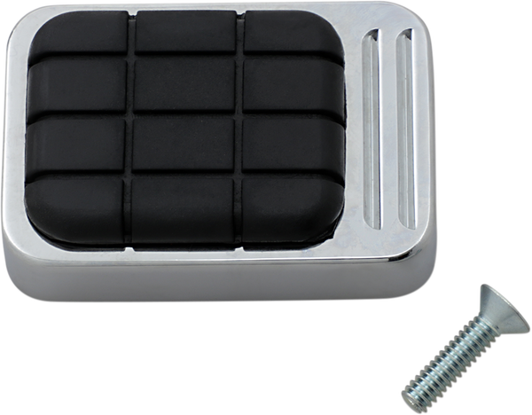 Chrome Brake Pedal Pad Silver, 1, nordicamoto.ro
