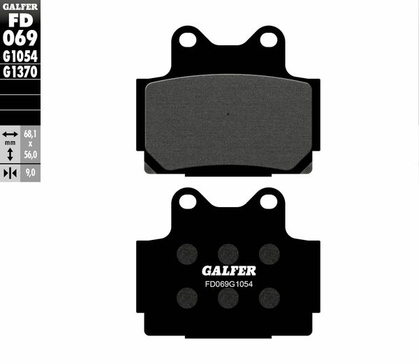 Semi-metallic Brake Pads, 1, nordicamoto.ro