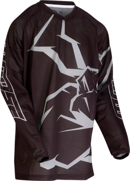 Youth Agroid Mesh Jersey Black XS, 1, nordicamoto.ro