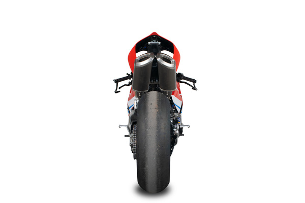 Rectangular Full Exhaust System Silver, 4, nordicamoto.ro