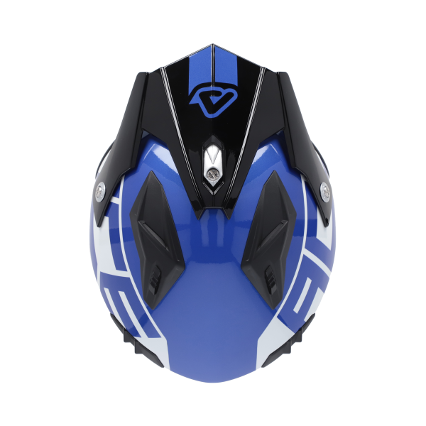 Acerbis Aria Sport Jet sisak – fekete/kék, M, 7, nordicamoto.ro