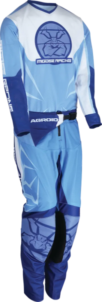 Tricou Copii MOOSE RACING Agroid Blue XS, 4, nordicamoto.ro