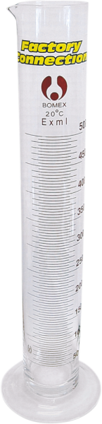 500ml Glass Cylinder Clear, 1, nordicamoto.ro