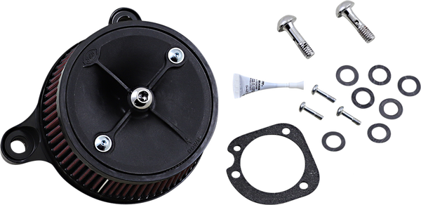 Super Stock Stealth Air Cleaner Kit Black, 1, nordicamoto.ro
