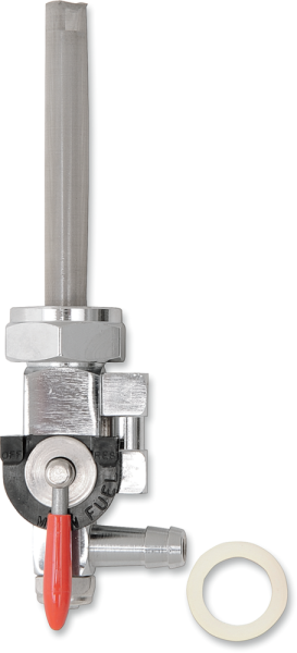 High-flow Fuel Valve With Swivel Spigot Chrome, 1, nordicamoto.ro