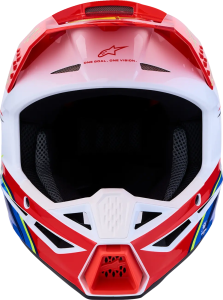 Alpinestars SM3 Falcon gyermek sisak, piros/fehér/kék, S-es méret, 3, nordicamoto.ro